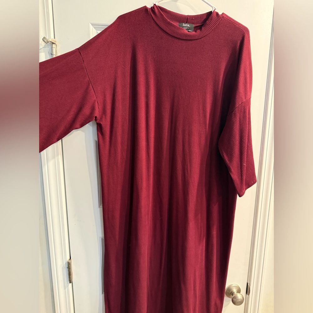 Dressed in LaLa ribbed sweater dress